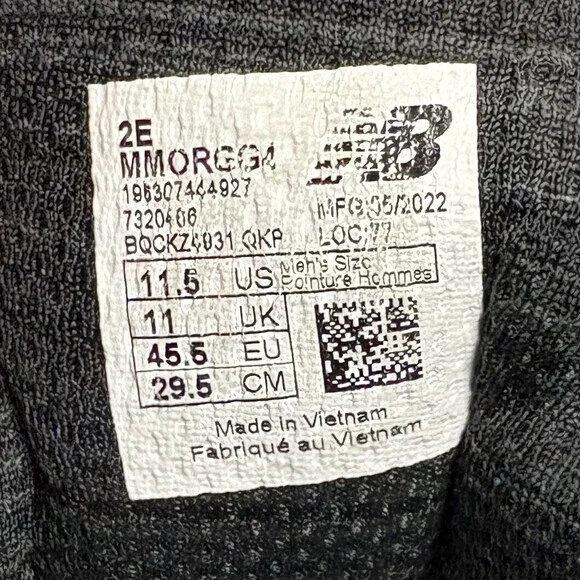 New Balance Fresh Foam X More Gray Mens US Size 11.5 Wide MMORGG4 Running Shoes - Picture 10 of 10